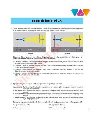 LGS FEN BİLİMLERİ 10'LU Branş Denemeleri | Video Çözümlü | MEB Müfredatına Uygun - 4