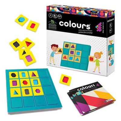 COLOURS (Renklerle Sudoku) Zeka ve Akıl Oyunu 4+ Yaş 1 Oyuncu - 1