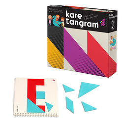 KARE TANGRAM Zeka Oyunu (7 Parça 36 Farklı Şekil) 3+ Yaş 1+ Oyuncu - ZET Zeka