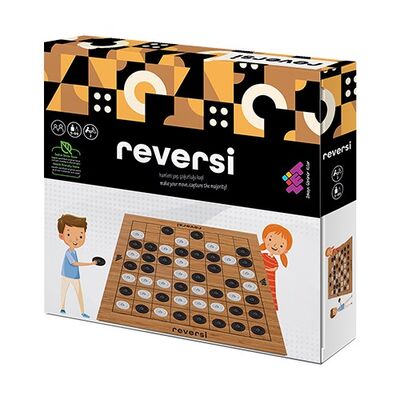 REVERSİ Ahşap Zeka ve Akıl Oyunu 5+ Yaş 2 Oyuncu - 2