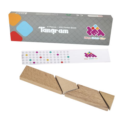 T-TANGRAM Ahşap Zeka ve Akıl Oyunu 5+ Yaş 1+ Oyuncu - 1